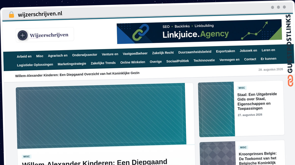 Publish Guest Post on wijzerschrijven.nl