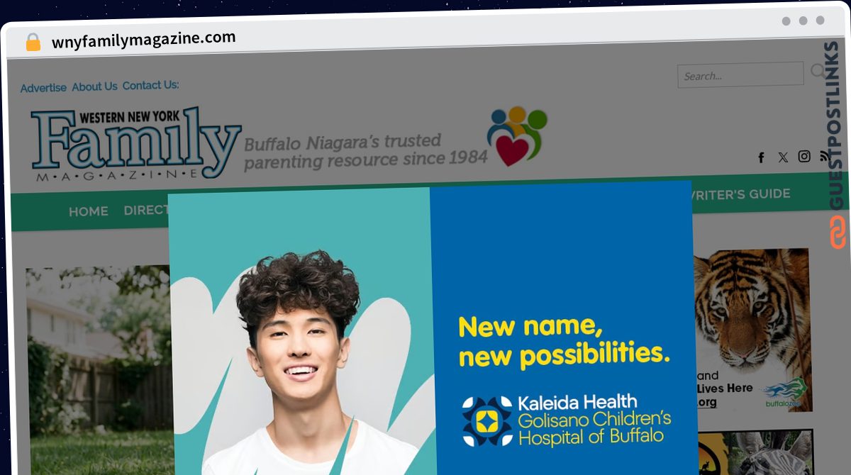 Publish Guest Post on wnyfamilymagazine.com