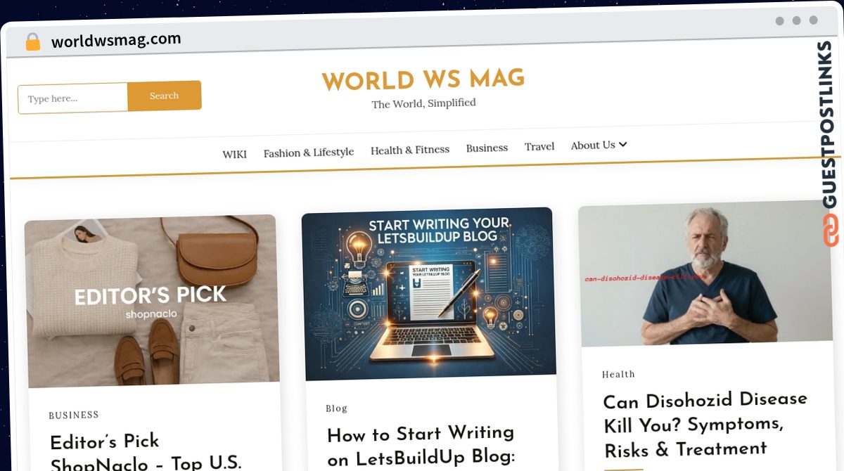 Publish Guest Post on worldwsmag.com