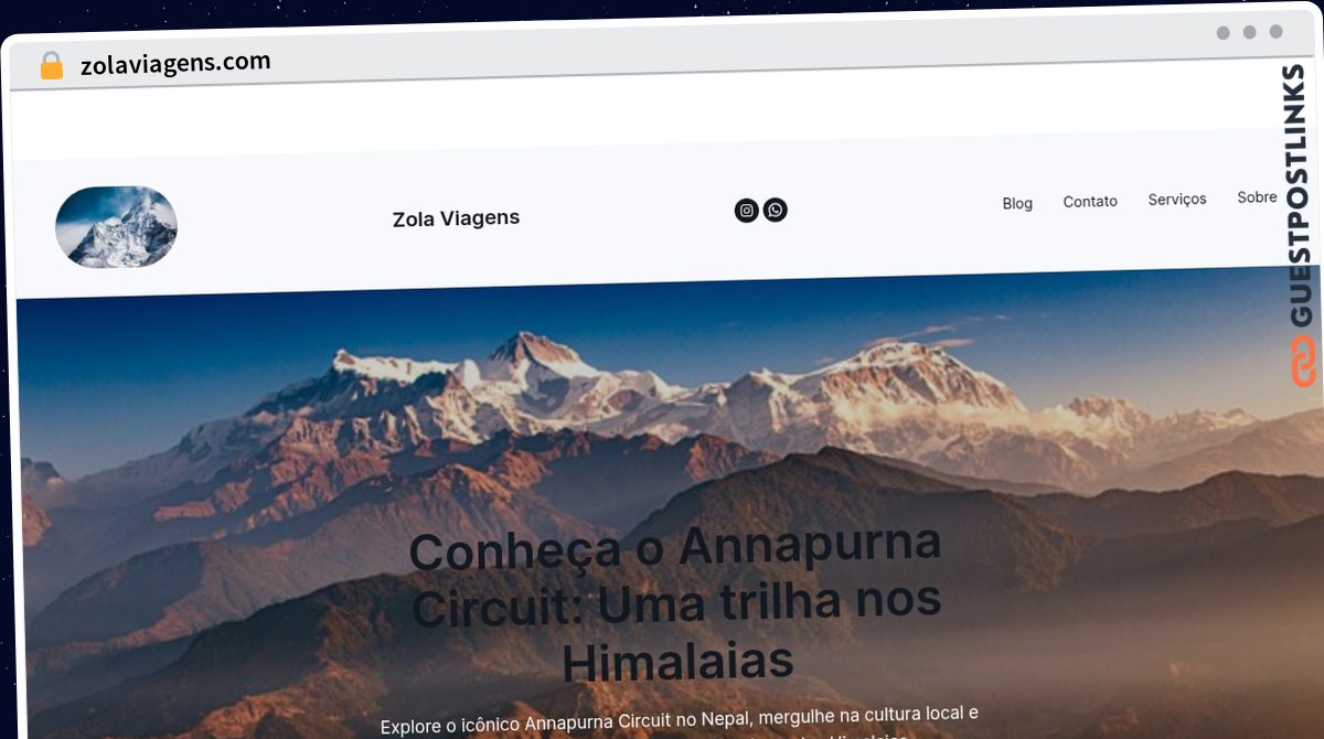 Publish Guest Post on zolaviagens.com