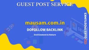 Buy Guest Post on mausam.com.in