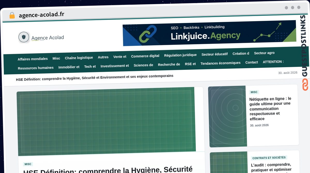 Publish Guest Post on agence-acolad.fr