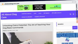 Publish Guest Post on allaboutdogcare.com