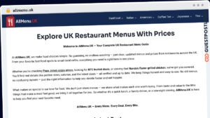 Publish Guest Post on allmenu.uk