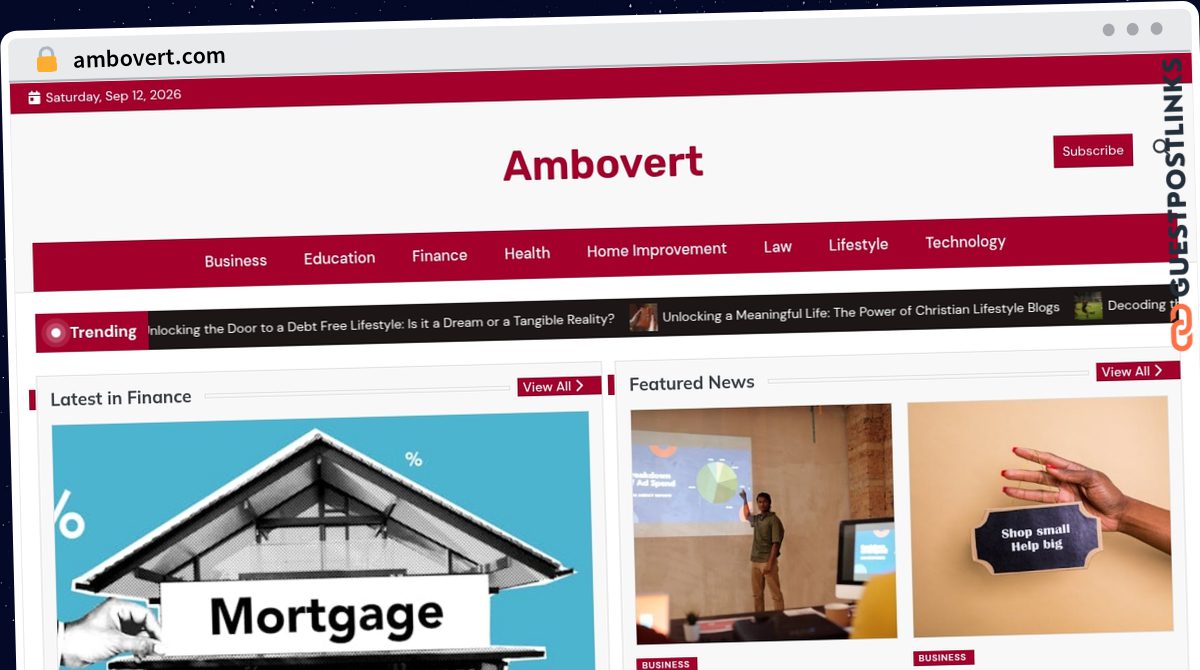 Publish Guest Post on ambovert.com