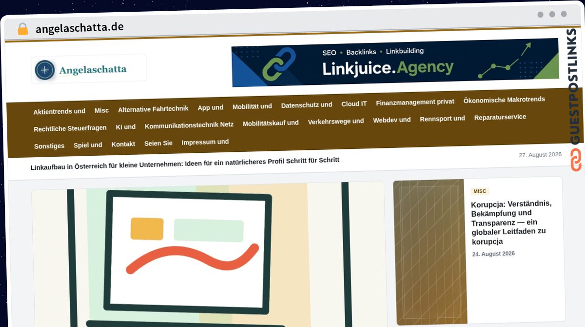 Publish Guest Post on angelaschatta.de