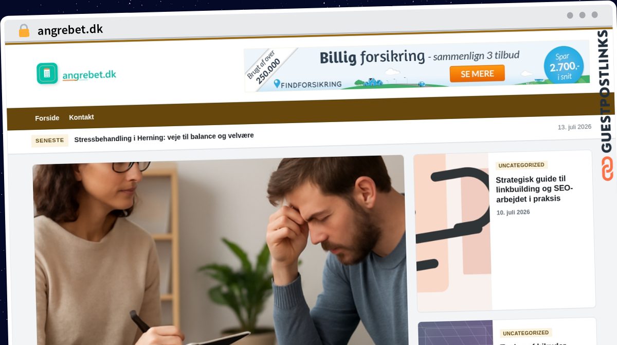 Publish Guest Post on angrebet.dk