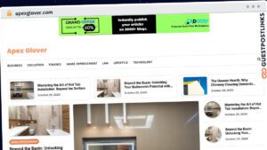 Publish Guest Post on apexglover.com