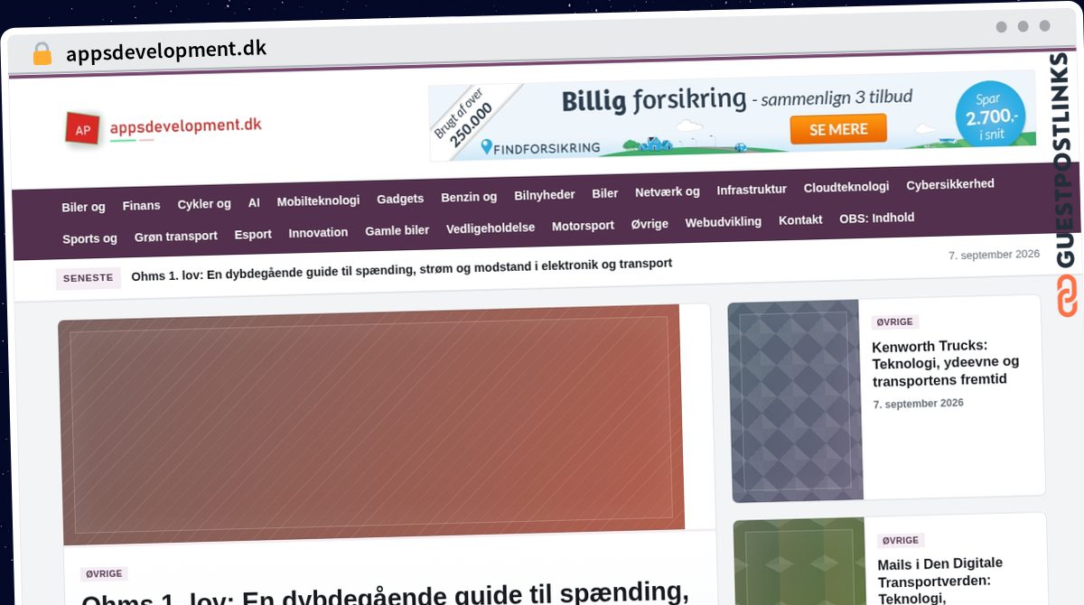 Publish Guest Post on appsdevelopment.dk