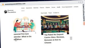 Publish Guest Post on awesomepawsabilities.com
