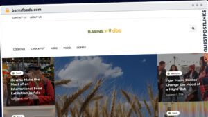 Publish Guest Post on barnsfoods.com