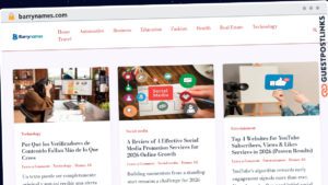 Publish Guest Post on barrynames.com