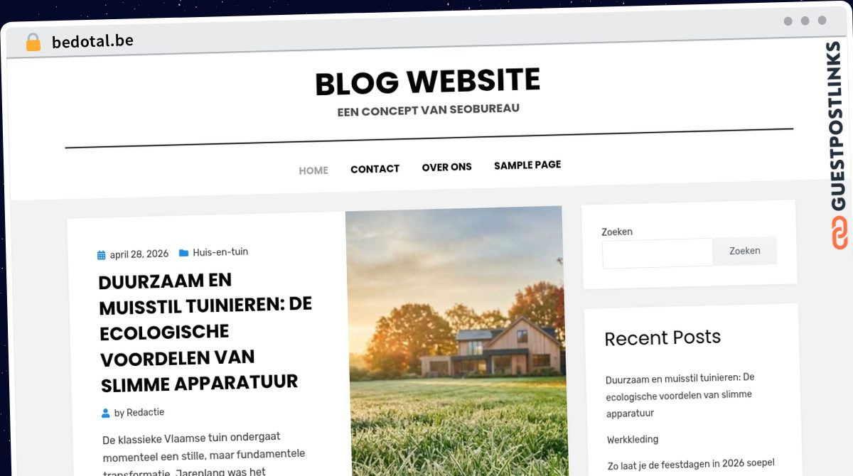 Publish Guest Post on bedotal.be