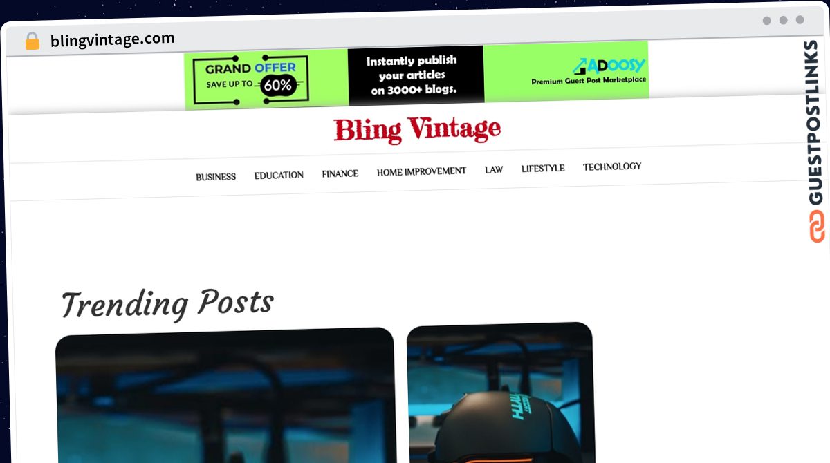 Publish Guest Post on blingvintage.com