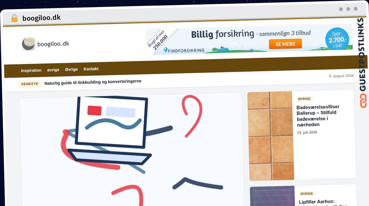 Publish Guest Post on boogiloo.dk