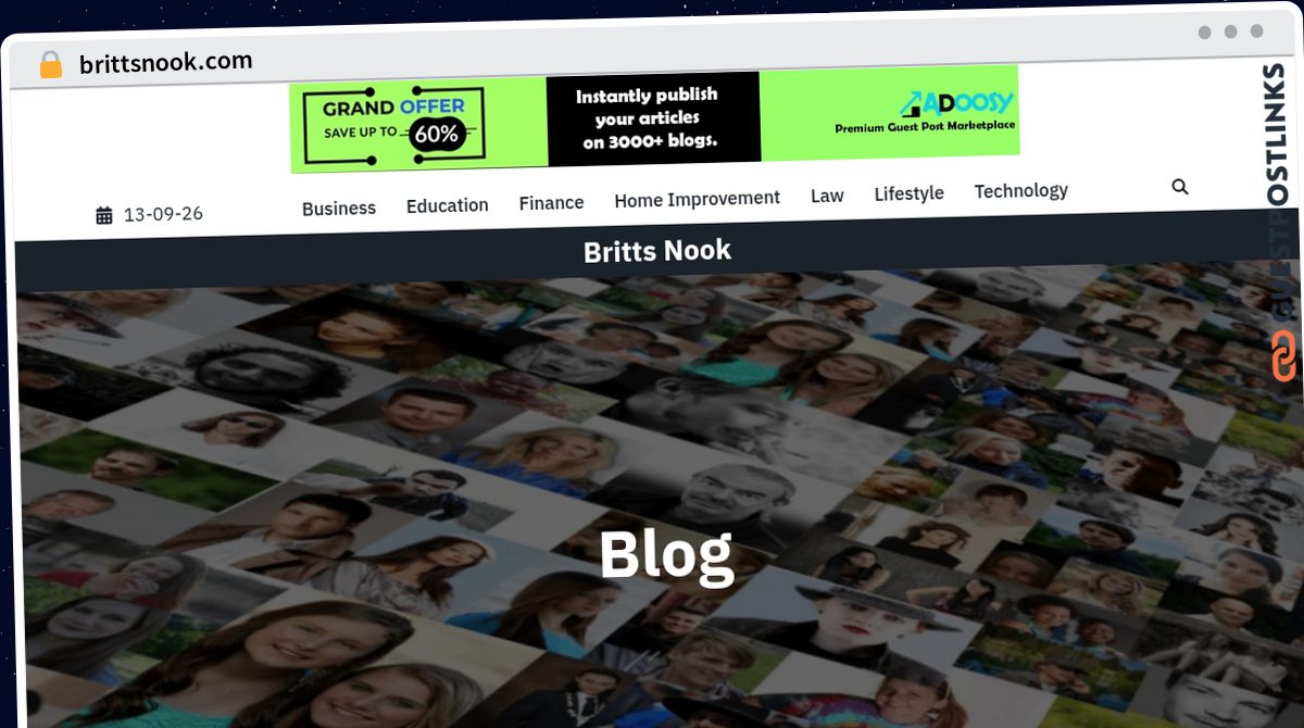 Publish Guest Post on brittsnook.com