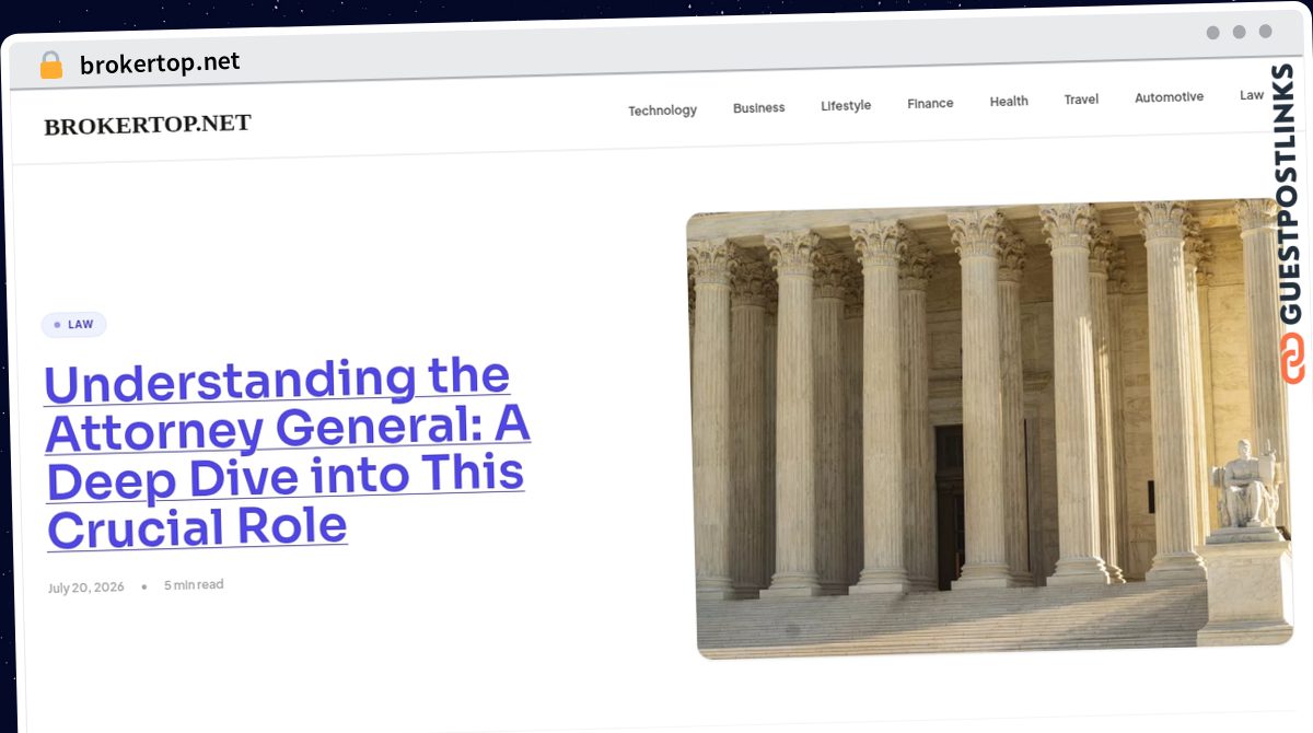 Publish Guest Post on brokertop.net