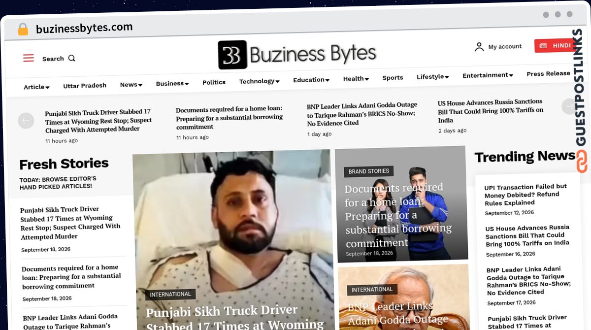 Publish Guest Post on buzinessbytes.com