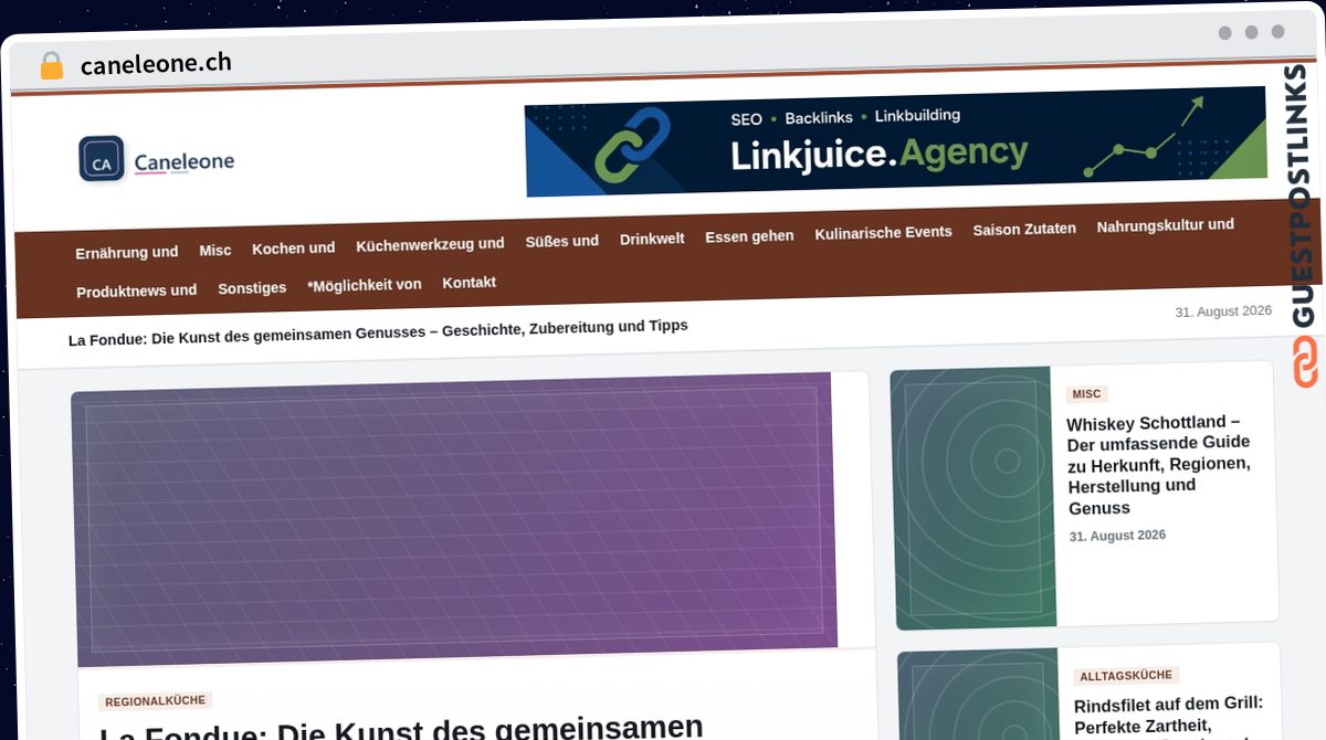 Publish Guest Post on caneleone.ch
