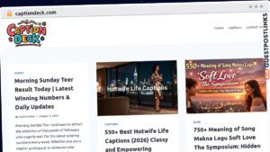 Publish Guest Post on captiondeck.com
