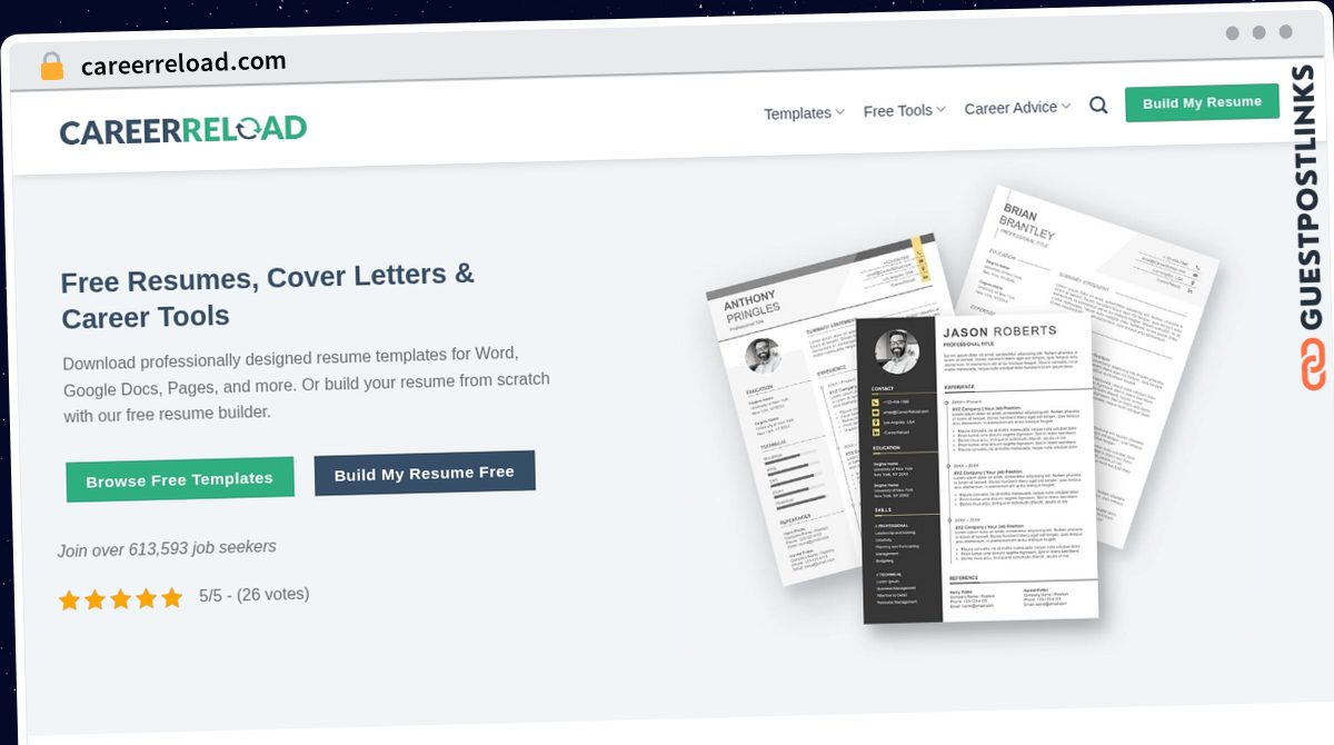 Publish Guest Post on careerreload.com