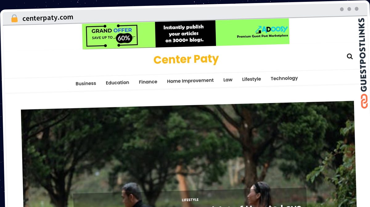 Publish Guest Post on centerpaty.com