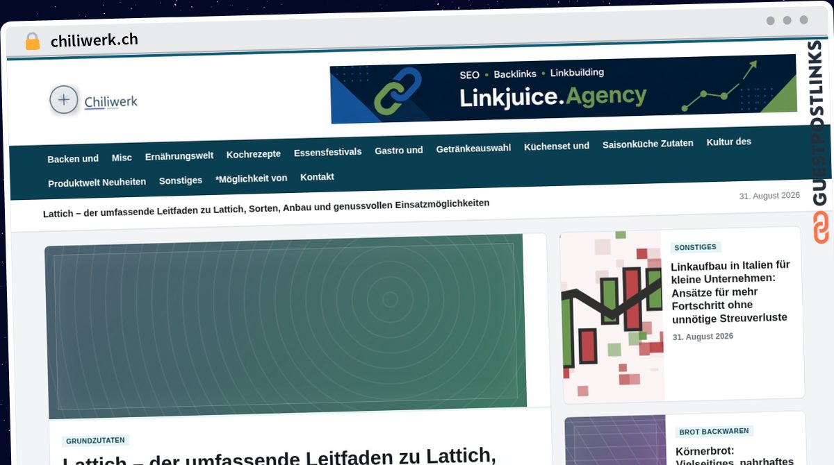 Publish Guest Post on chiliwerk.ch
