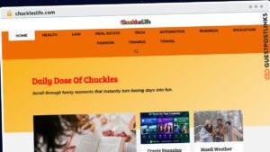 Publish Guest Post on chuckleslife.com