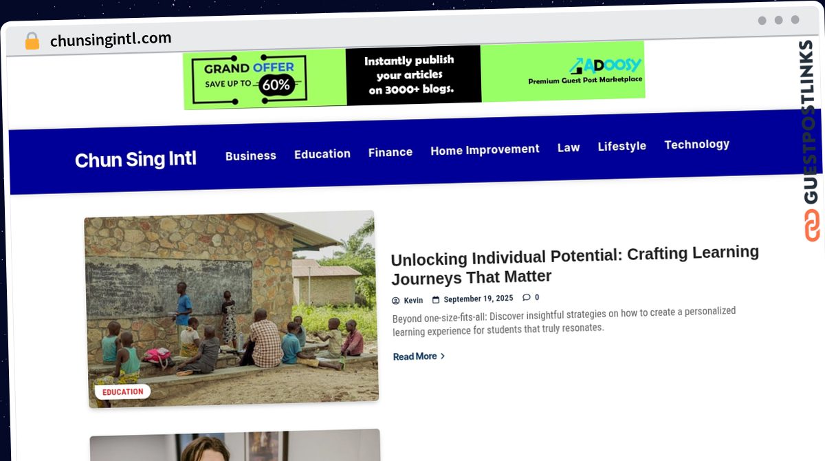 Publish Guest Post on chunsingintl.com