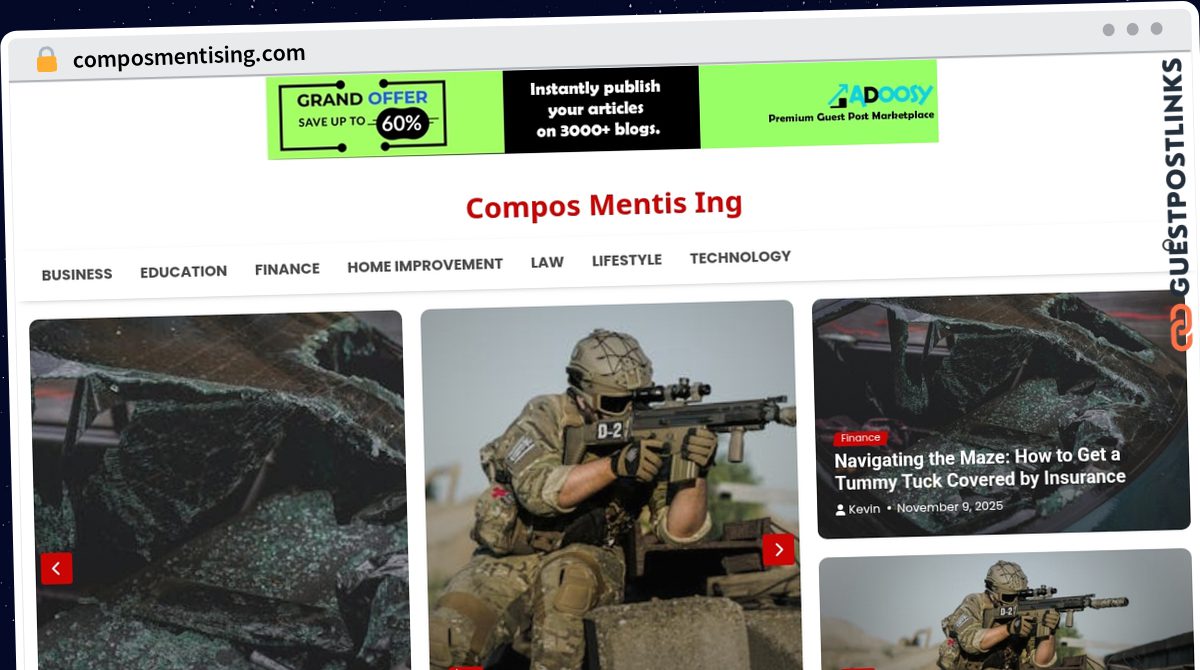 Publish Guest Post on composmentising.com