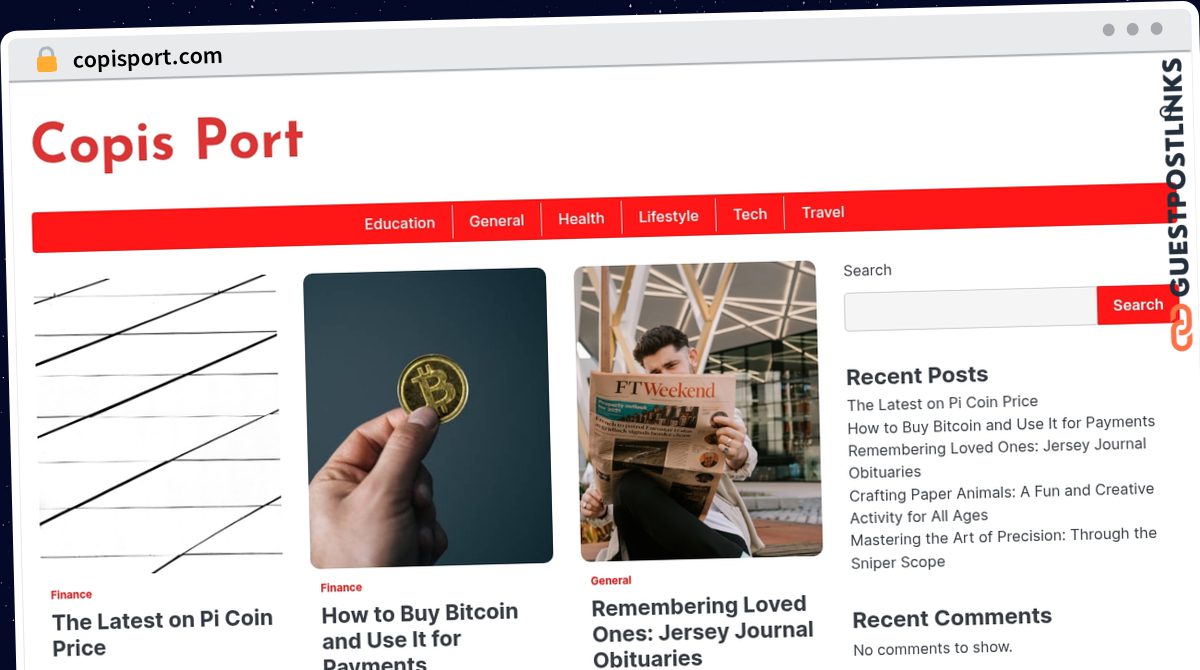 Publish Guest Post on copisport.com