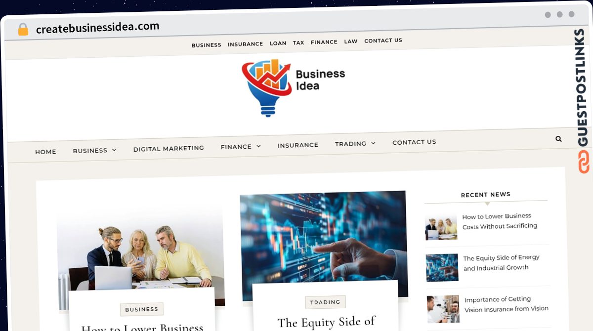 Publish Guest Post on createbusinessidea.com