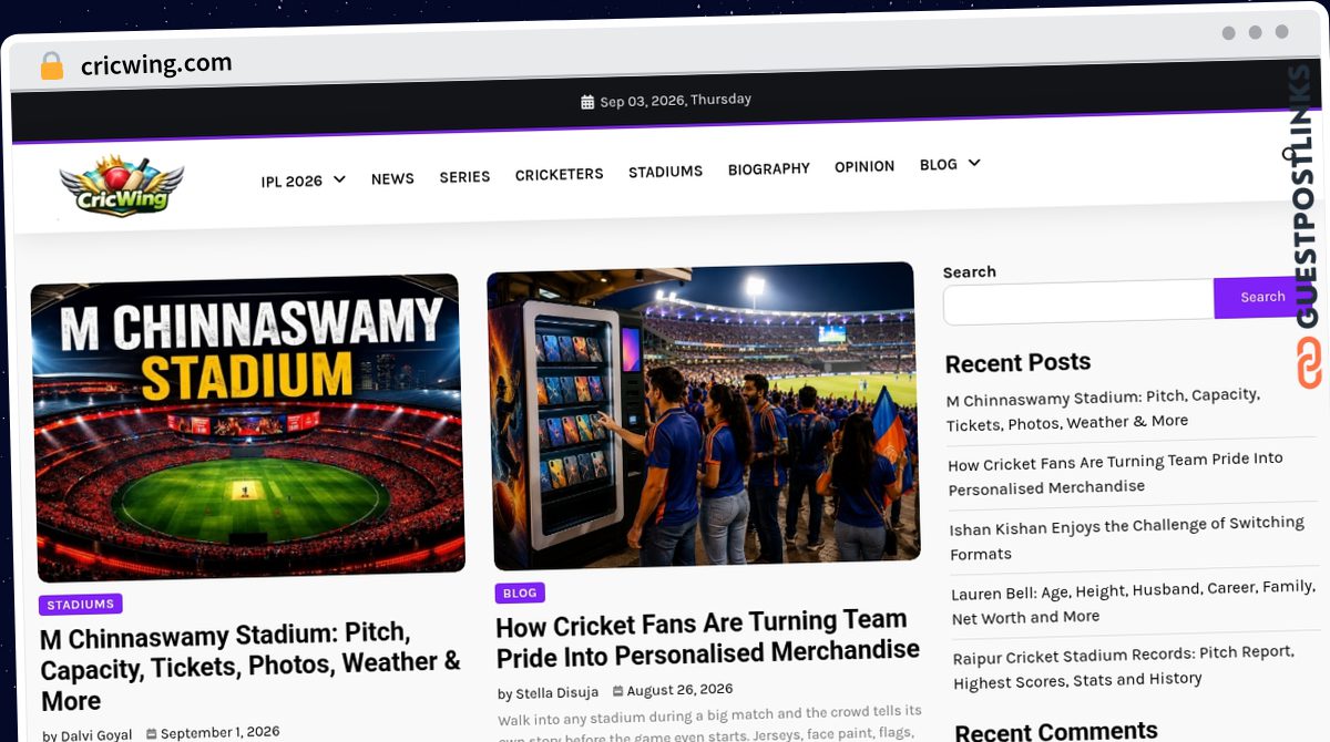 Publish Guest Post on cricwing.com