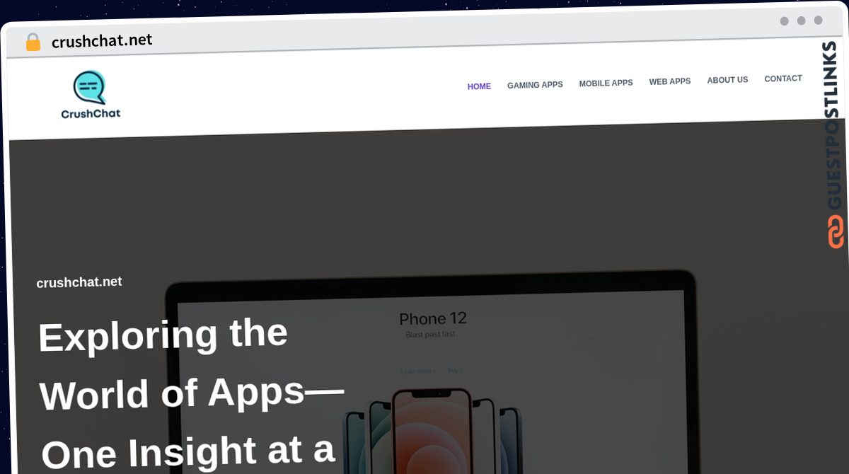 Publish Guest Post on crushchat.net