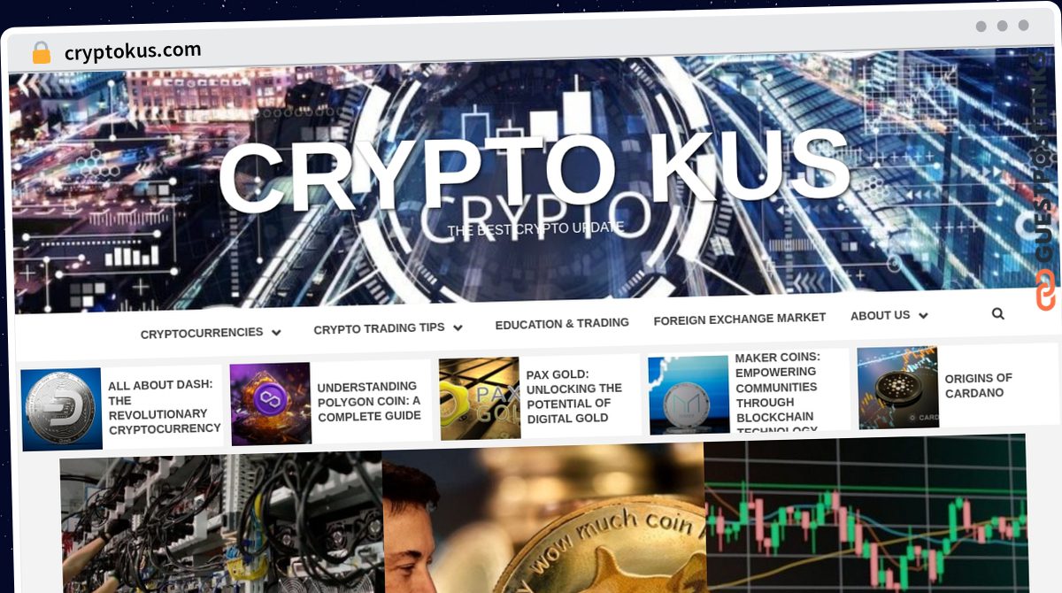 Publish Guest Post on cryptokus.com