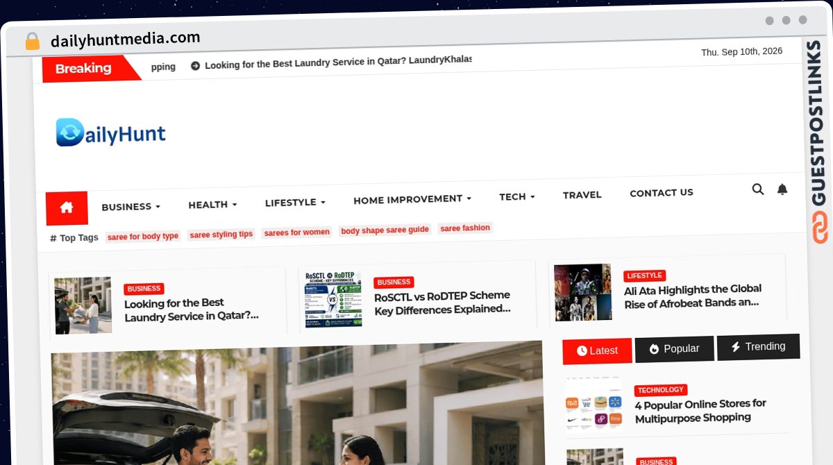 Publish Guest Post on dailyhuntmedia.com