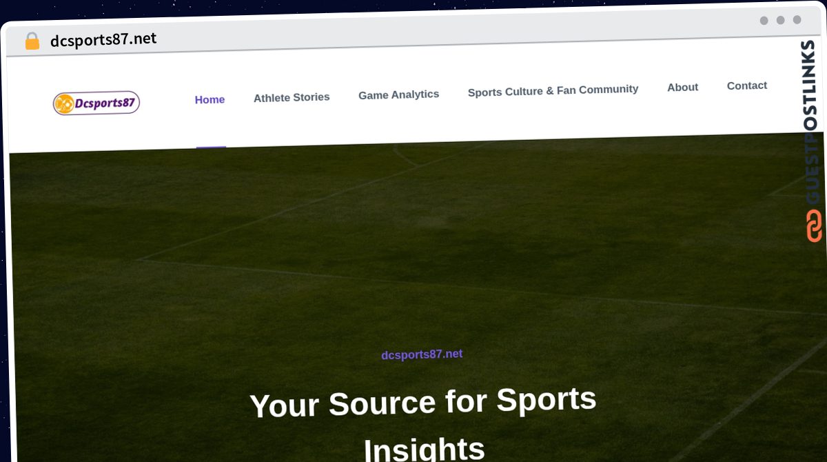 Publish Guest Post on dcsports87.net