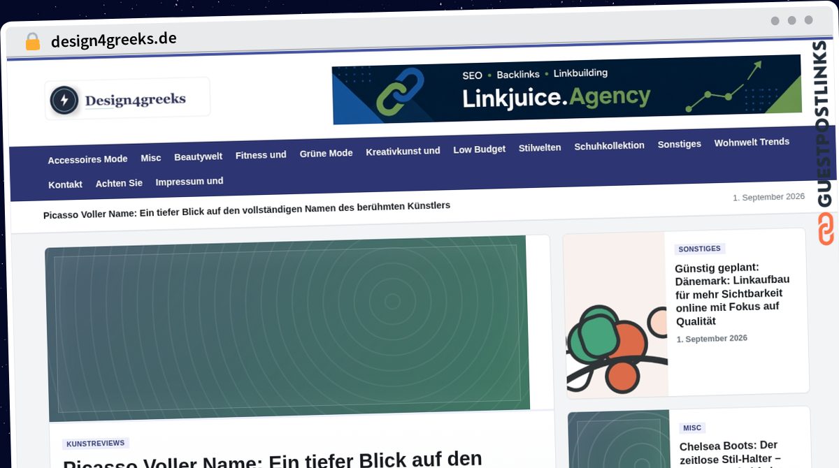 Publish Guest Post on design4greeks.de