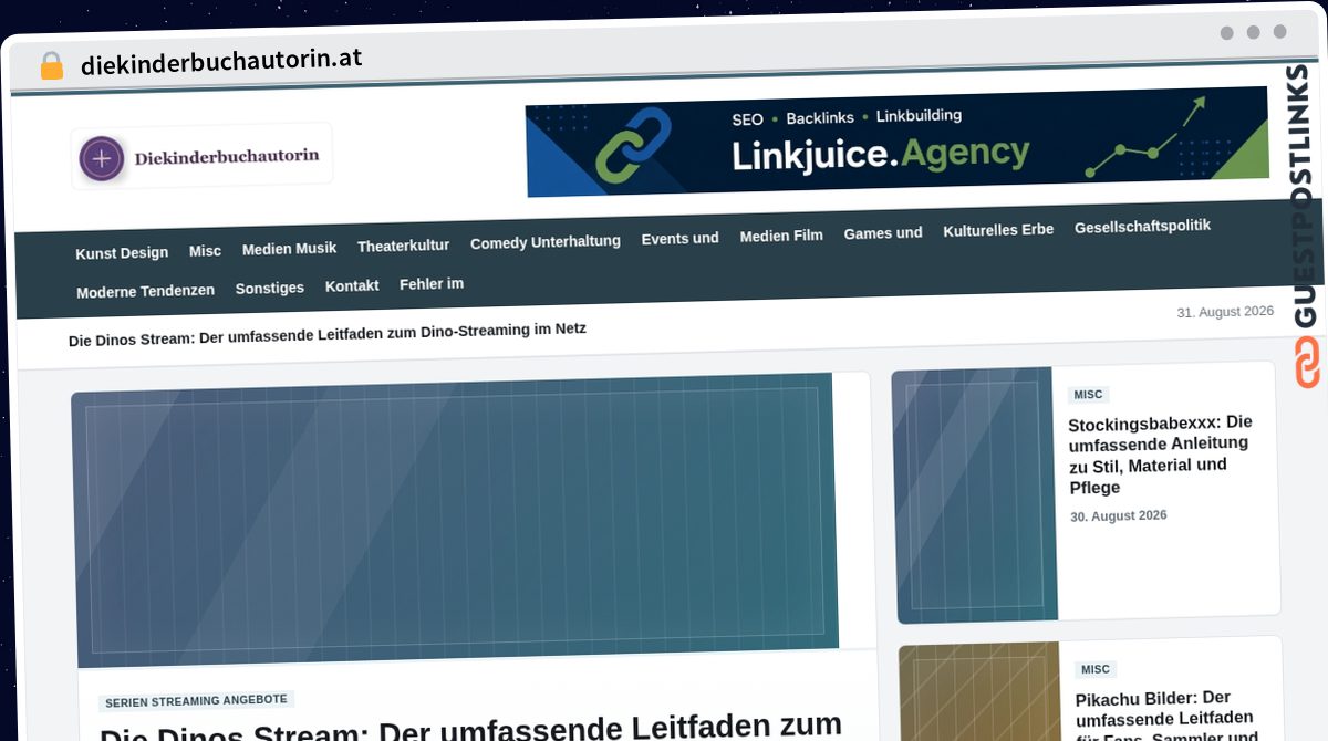 Publish Guest Post on diekinderbuchautorin.at