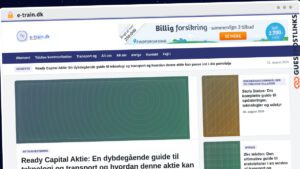 Publish Guest Post on e-train.dk