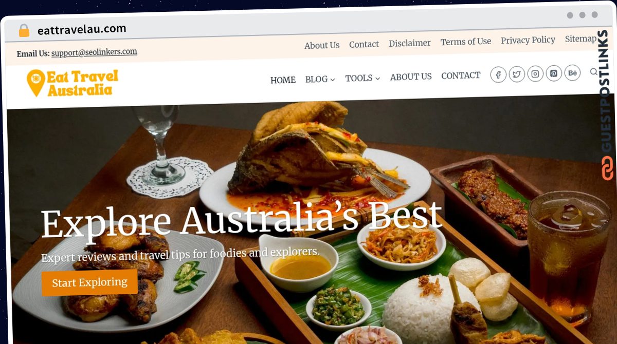 Publish Guest Post on eattravelau.com