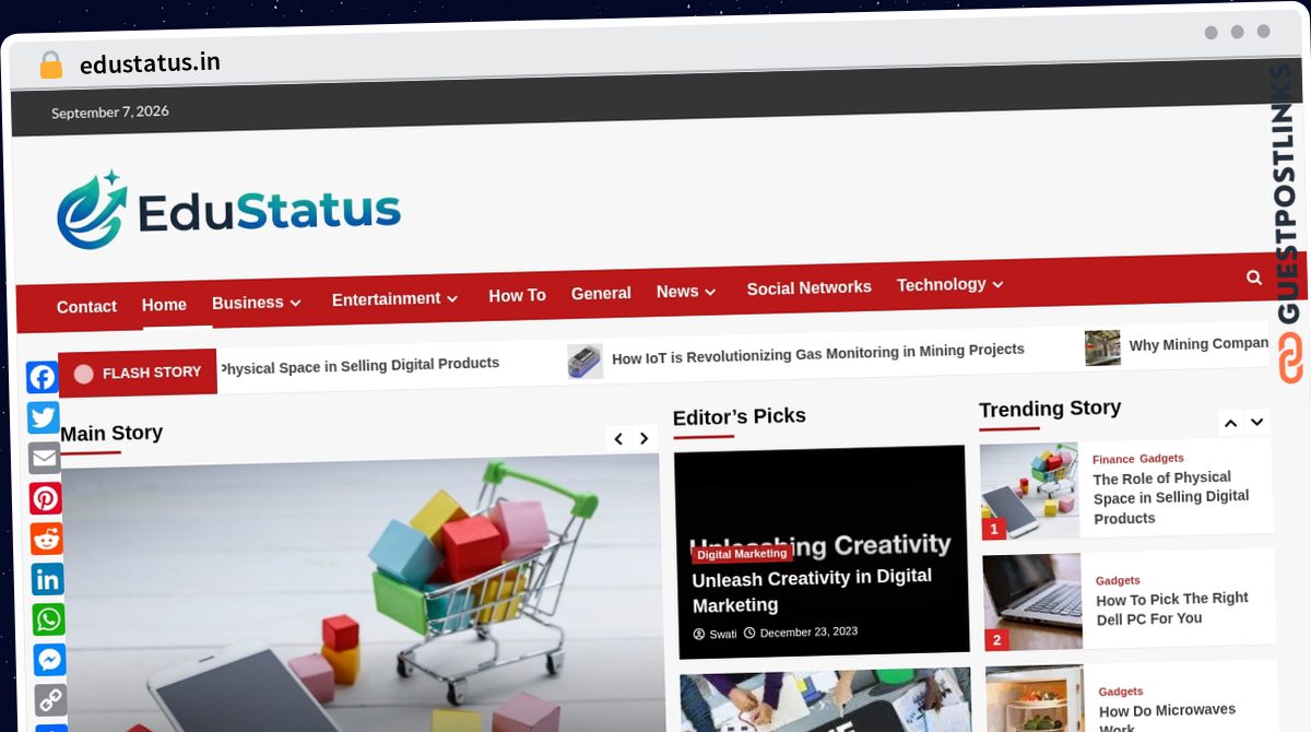 Publish Guest Post on edustatus.in