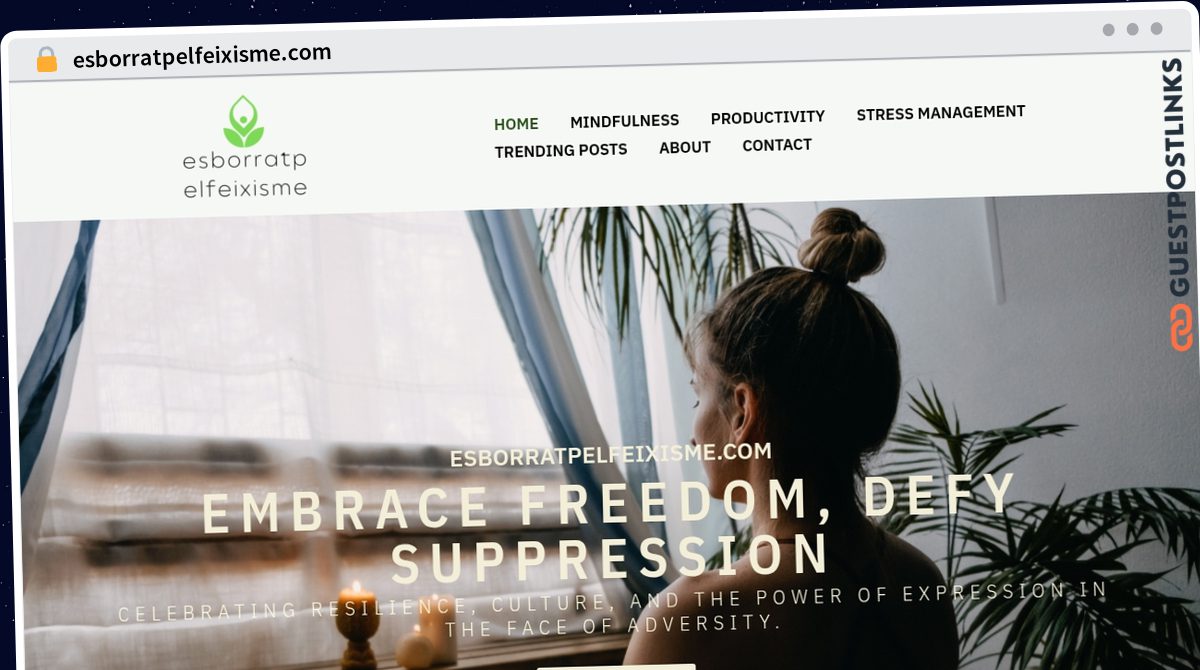 Publish Guest Post on esborratpelfeixisme.com