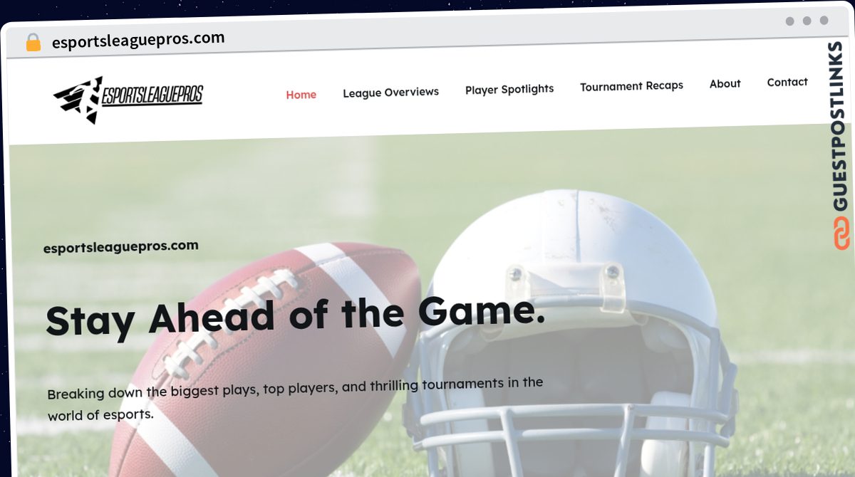Publish Guest Post on esportsleaguepros.com