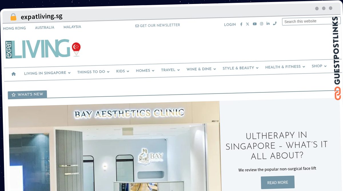Publish Guest Post on expatliving.sg