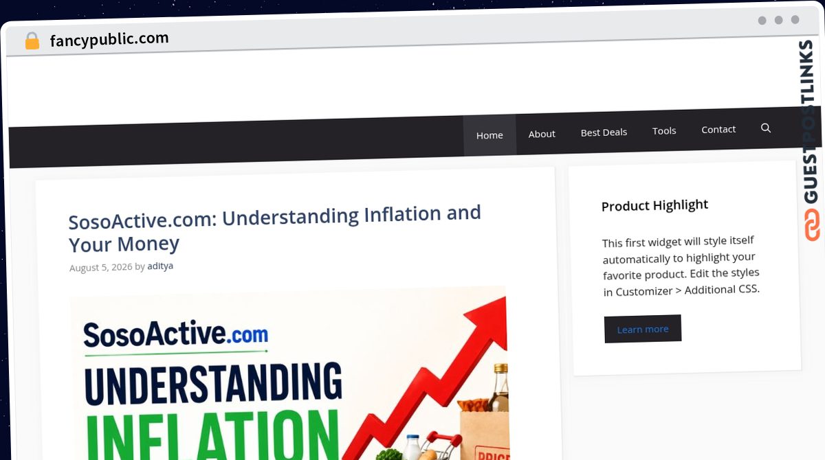 Publish Guest Post on fancypublic.com