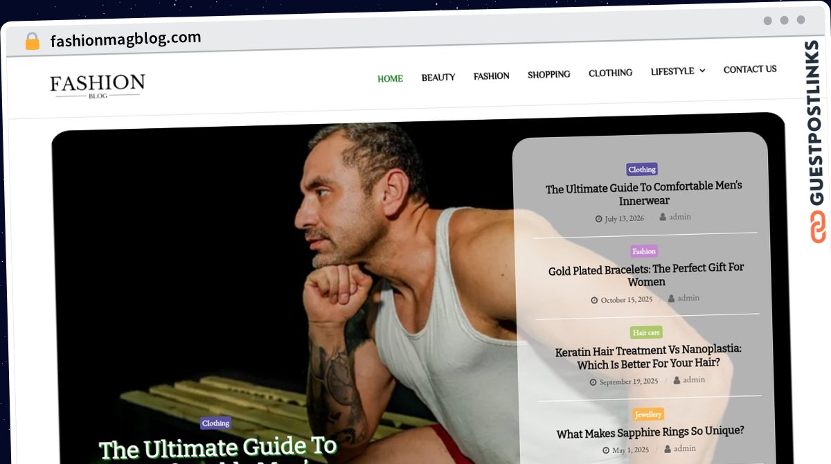 Publish Guest Post on fashionmagblog.com
