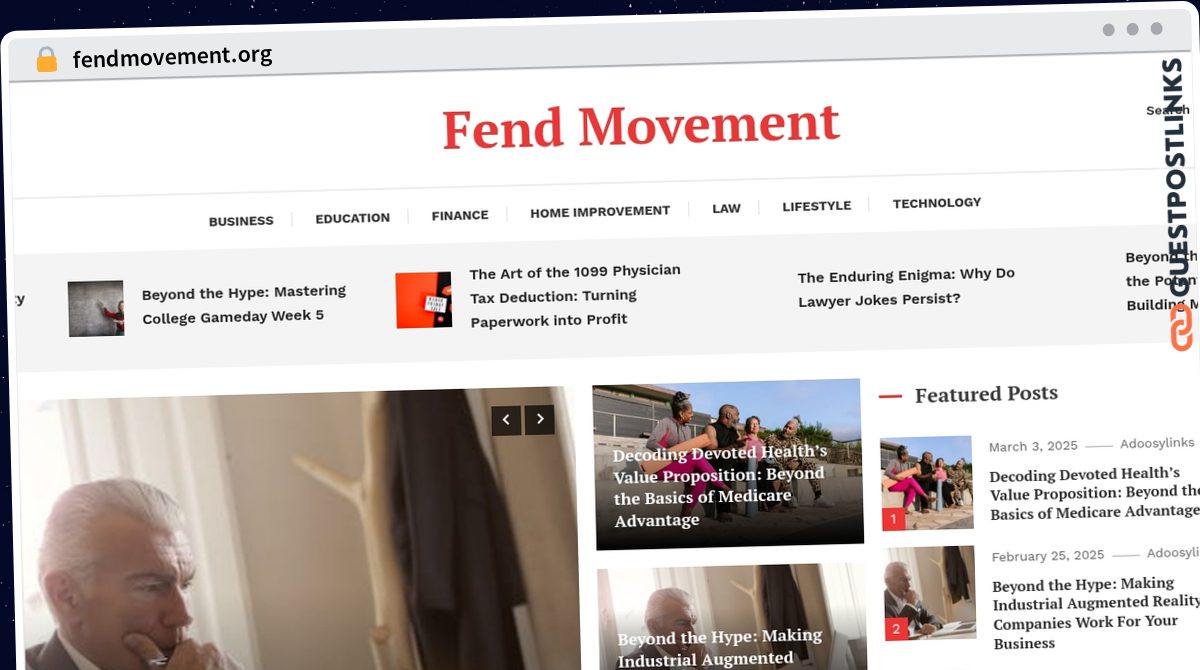 Publish Guest Post on fendmovement.org