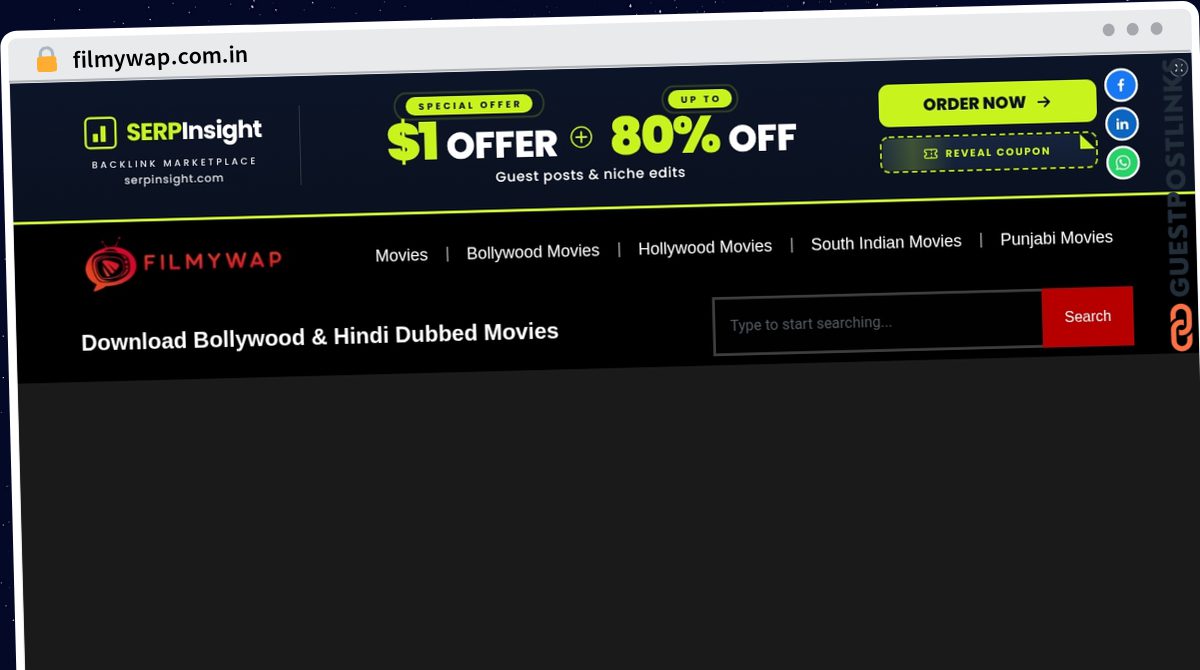 Publish Guest Post on filmywap.com.in