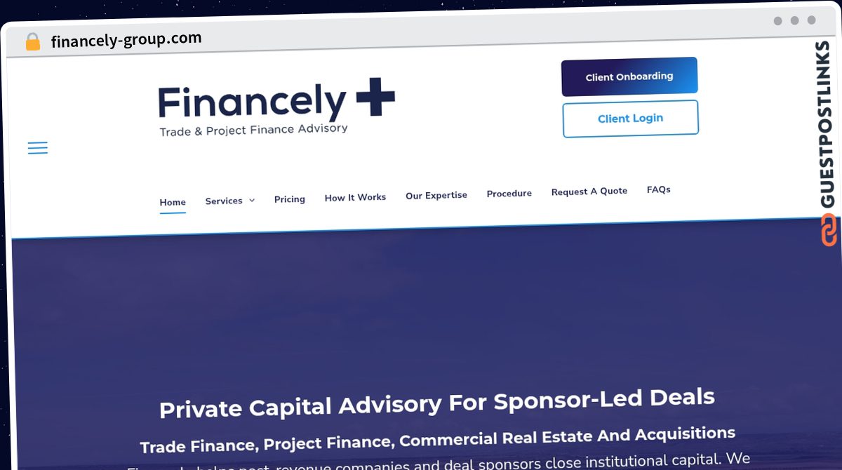Publish Guest Post on financely-group.com